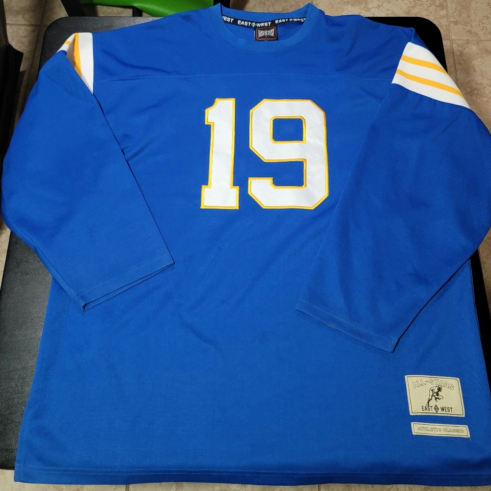 San Diego Los Angeles Chargers Lance Alworth football jersey.